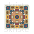 Amber & Slate Patchwork | Printable