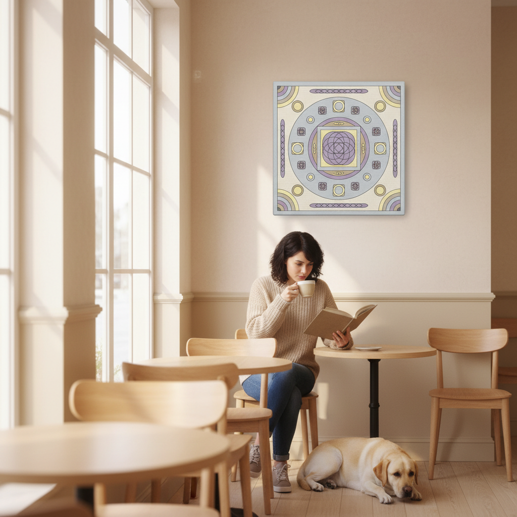 Canvas in Cafe